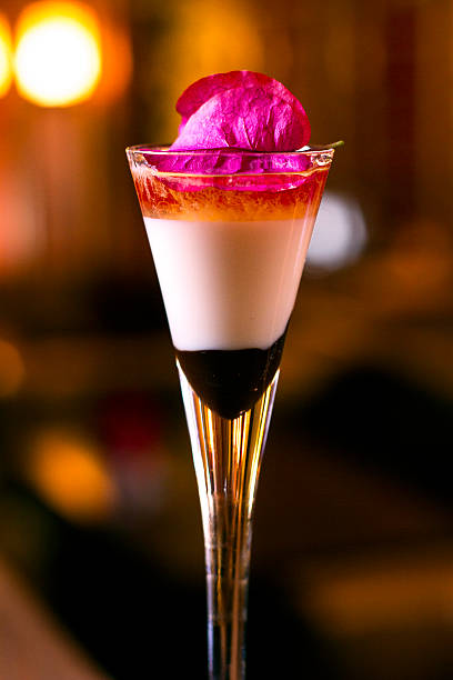The perfect winter time shot with a layer of milk chocolate, creme liquor and whiskey on top.
