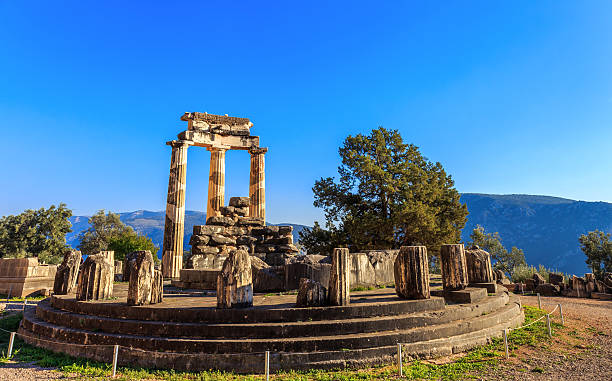 istock ruins Athina Pronaia temple in Ancient Delphi 498191720