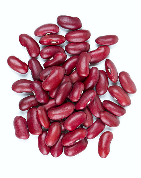 dried red beans isolated on white background dried red beans isolated on white background kidney bean stock pictures, royalty-free photos & images