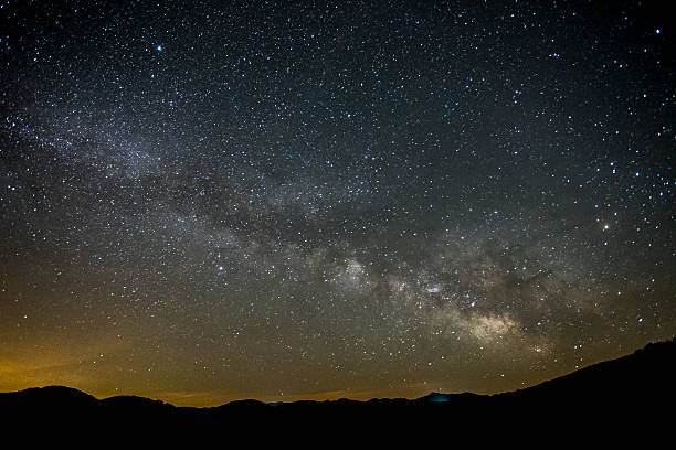 istock Night scenery of the Milky Way 498192598