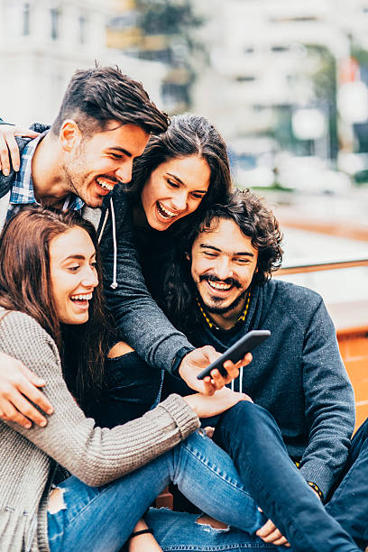 istock Surfing the net in the city 498196680