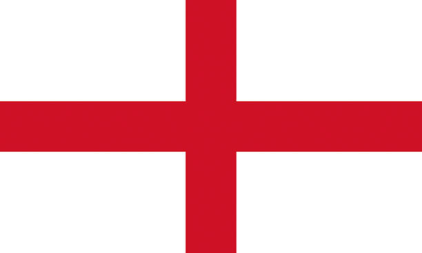 Grunge flag of UK (painted on a wooden panel)