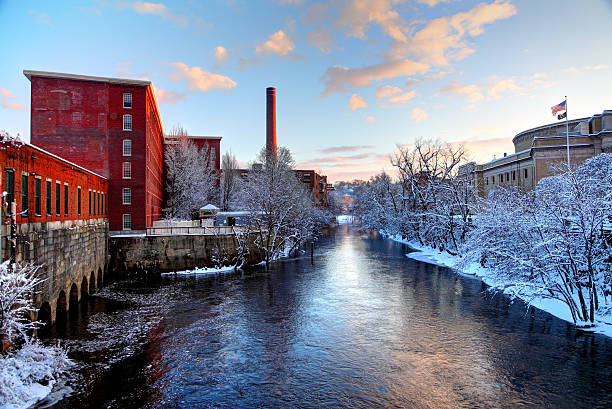 istock Winter in Lowell Massachusetts 498198952