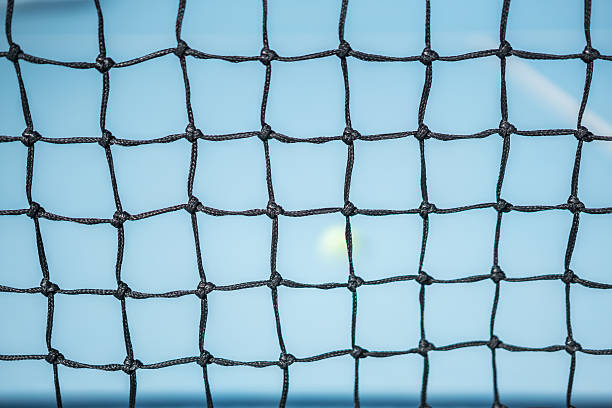 istock Tennis Court Net Closup 498199818