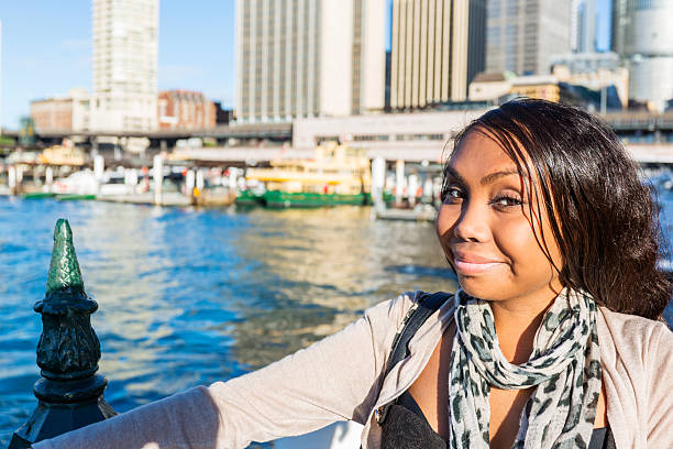 istock Circular Quay Sydney Aboriginal Woman 498208525