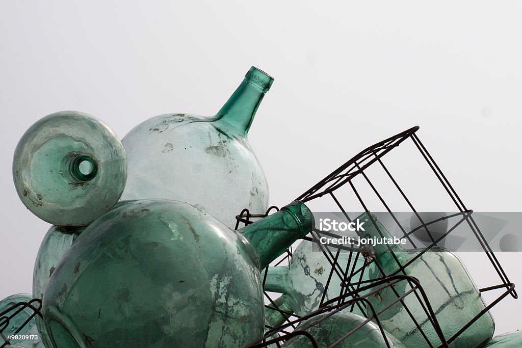 Alte Glas-Flaschen - Lizenzfrei Alt Stock-Foto