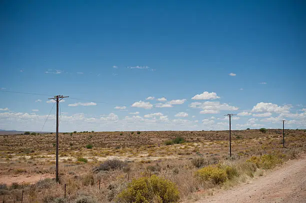 Landscape image of a roadside scene