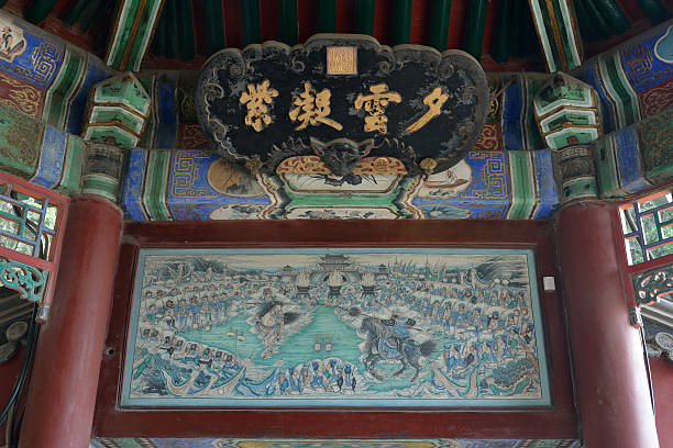 istock Paintings on Long Corridor in Summer Palace 498211727