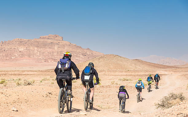 istock Mountainbike Challenge at Wadi Rum, Jordan 498212401