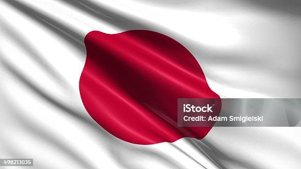 Foto de Bandeira Do Japão e mais fotos de stock de Bandeira - Bandeira, Bandeira Japonesa, Bandeira nacional