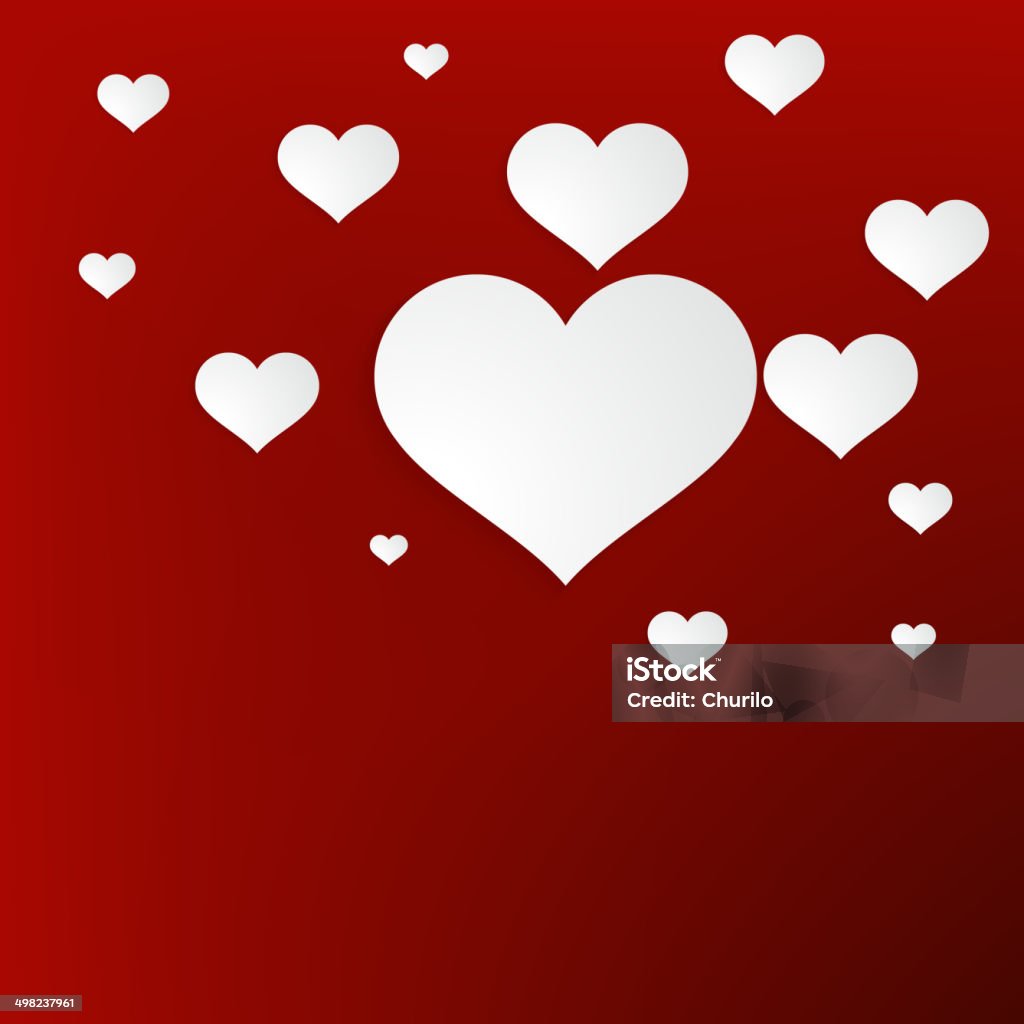 Herzen für Valentinstag Hintergrund.  EPS10 - Lizenzfrei Berühren Vektorgrafik