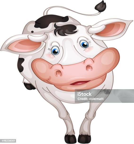 Cow Stock Illustration - Download Image Now - Animal, Animal Body Part, Cattle