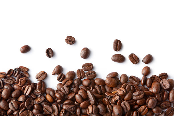 café: grains de café - raw coffee bean photos et images de collection