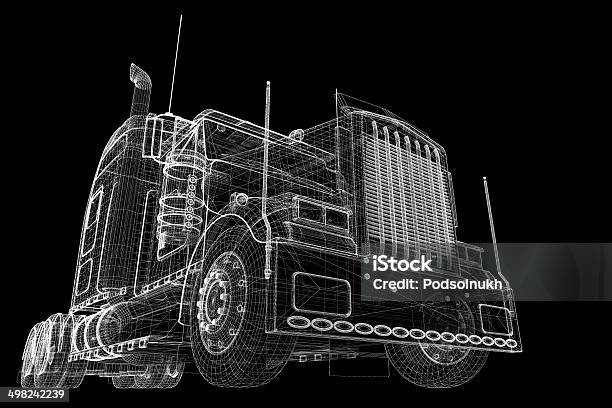 Logistics Trucking Stock Photo - Download Image Now - Backgrounds, Business, Business Finance and Industry