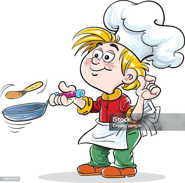 Pfannkuchen Stock Vektor Art und mehr Bilder von Eierkuchen-Speise - Eierkuchen-Speise, Kind, Essgeschirr