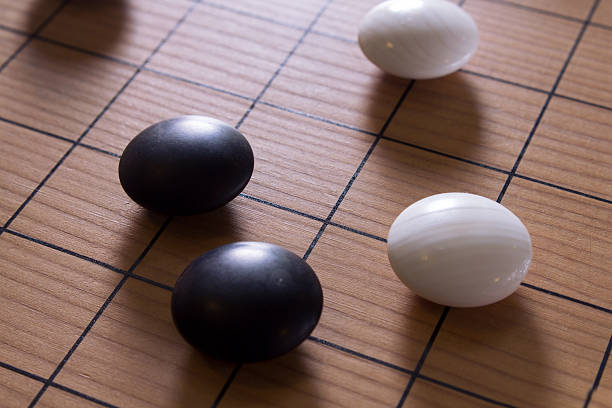 istock Go or Chinese chess,closeup view. 498243603
