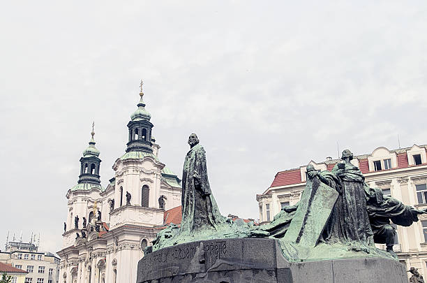 istock Monument of Jan Hus in Prague 498243835