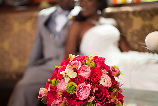 Bridal bouquet stock photo