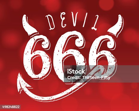 666 Symbol Text 11 40+ Number 666 Illustrations, Royalty-Free Vector Graphics & Clip ...