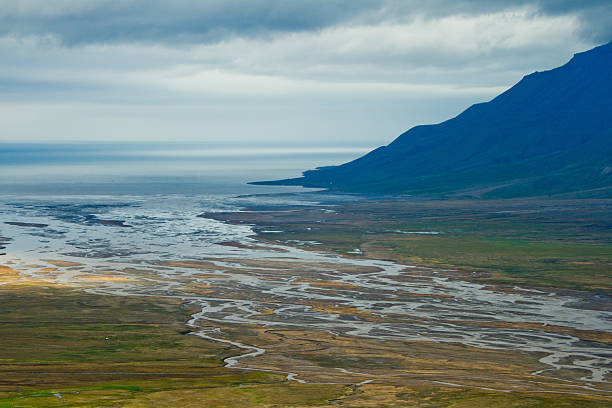 istock Where the river meets the sea, Svalbard 498253312