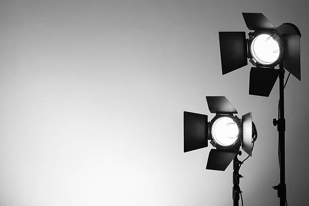 vybavení pro fotoateliéra a módní fotografii - elektrická lampa fotky - stock snímky, obrázky a fotky