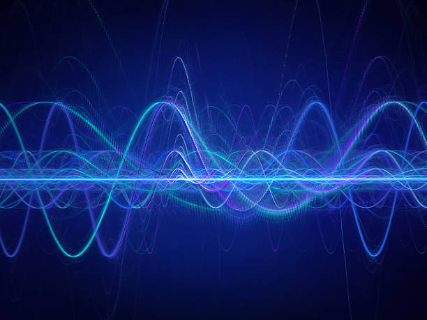 stockillustraties, clipart, cartoons en iconen met sound wave - frequentie