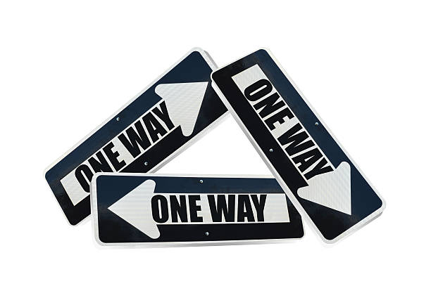 istock One Way Arrow Traffic Signs 498275472