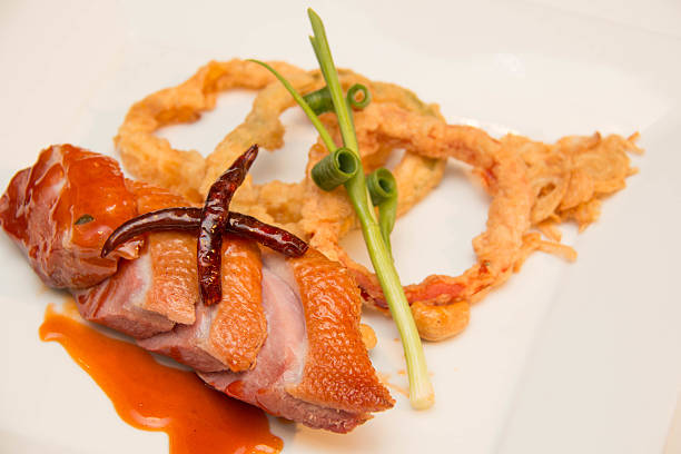 istock Duck breast roasted  and  tamarind sauce 498275602