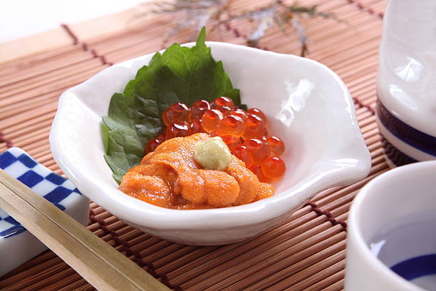 istock Sea urchin, and salmon roe 498277590