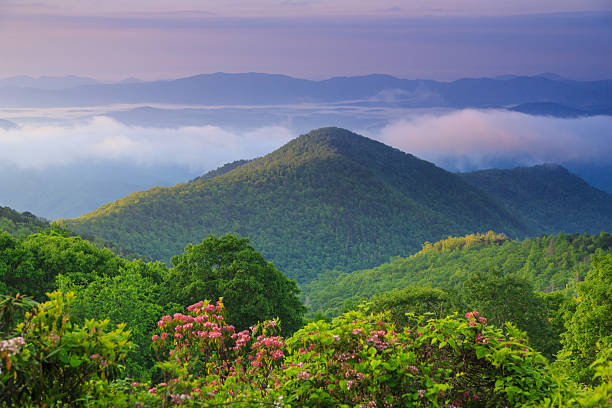 Sunrise on the Blue Ridge Parkway