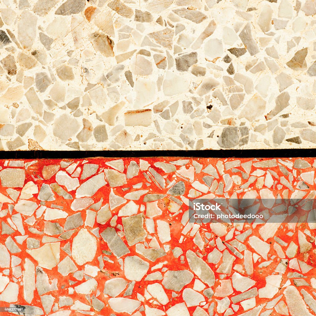 Vermelho e branco, piso de mármore. - Foto de stock de Abstrato royalty-free