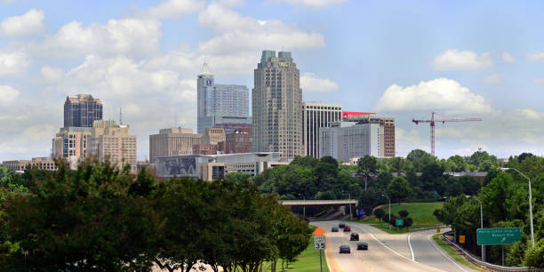 istock Panoramic view of downtown Raleigh, North Carolina 498278611