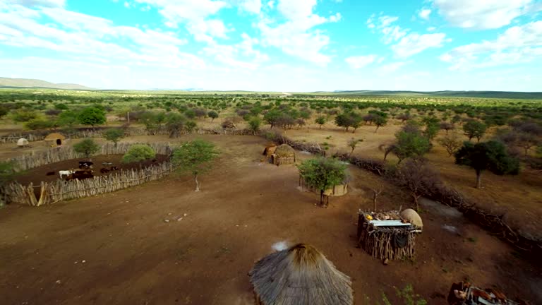 HELI Tourist Photographing The Himba Tribe