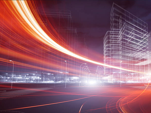 istock Urban highway traffic at night 498281210