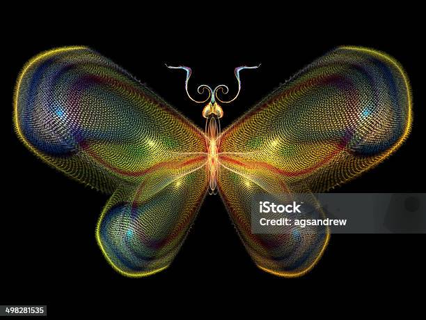 Digital Butterfly Stock Photo - Download Image Now - Abstract, Animal, Animal Antenna