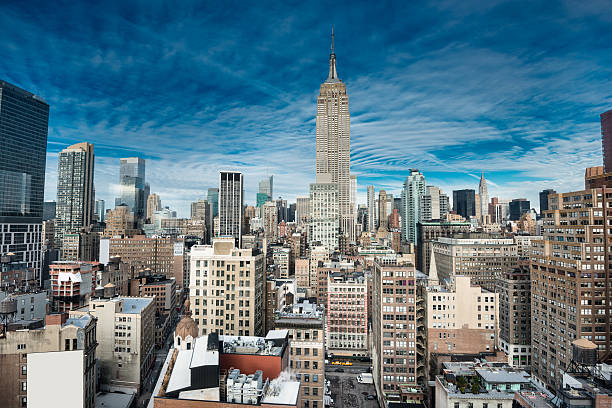 istock vintage manhattan skyline with empire state building 498282302