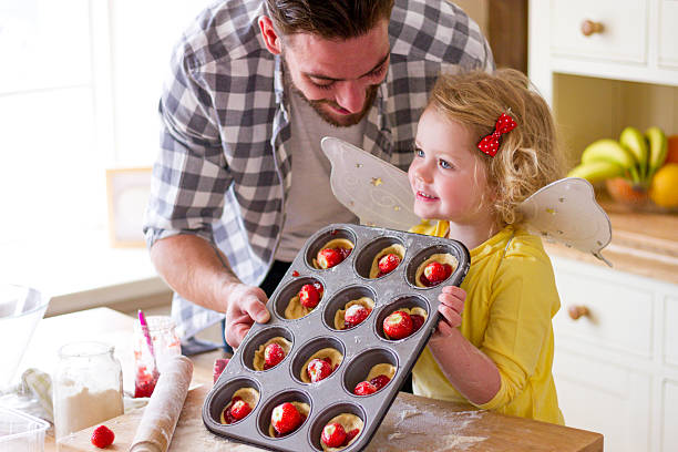 istock Look what dad and I have made. 498282304