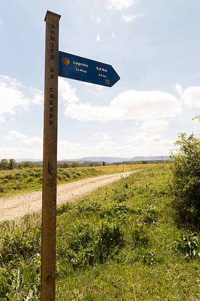 istock Pilgrim sign at the Camino de Santiago 498282429