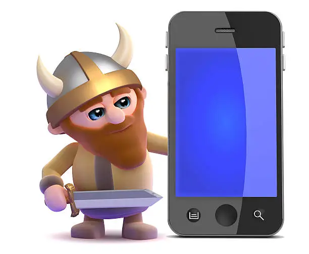 Photo of 3d Viking smartphone
