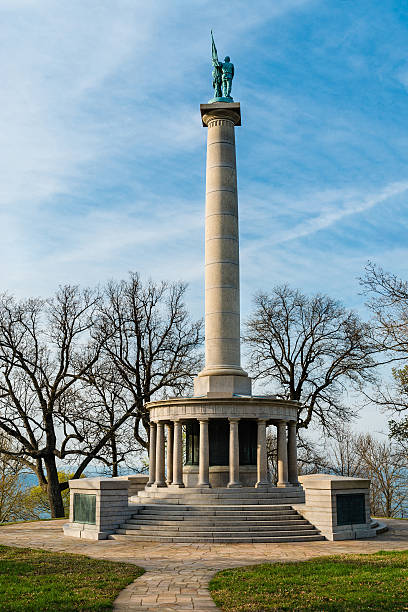 Monument to Civil War soldiers at Point Park