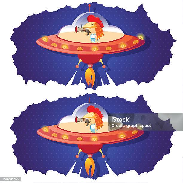 Find The Ten Differences Between The Two Pictures 4 Stock Illustration - Download Image Now