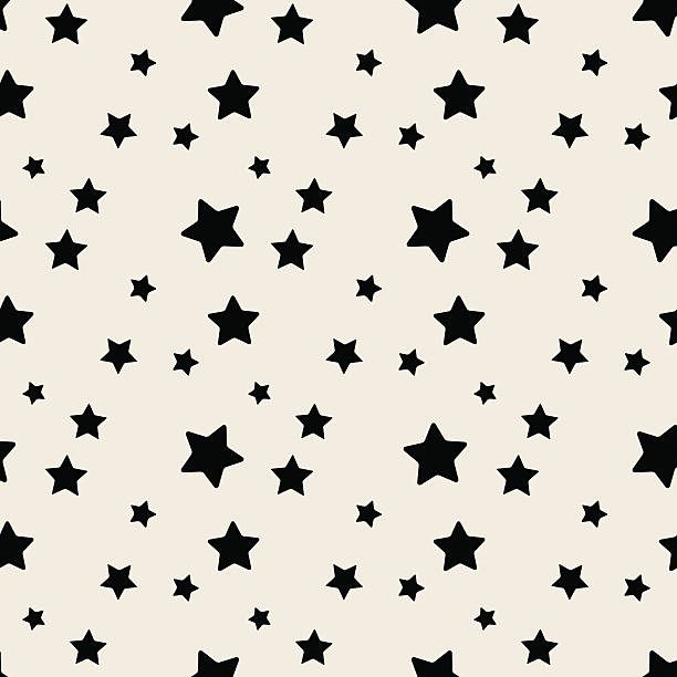 gwiazdy bezszwowe wzór. - star pattern stock illustrations