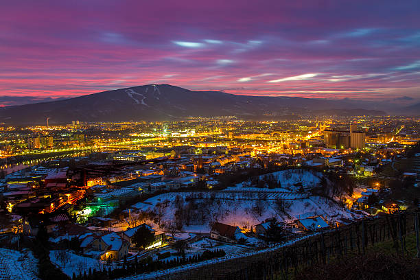 istock Maribor in the winter at dusk 498297964