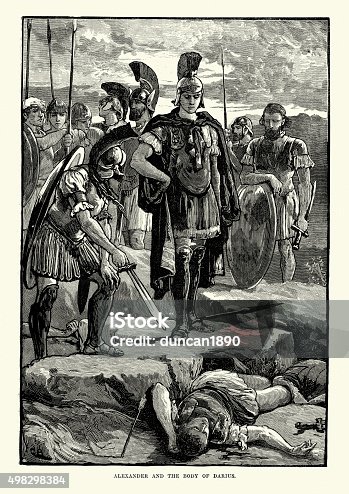 istock Ancient History - Alexander and the body of Darius. 498298384
