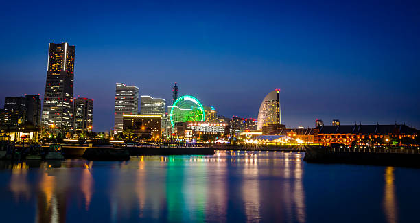 istock Yokohama skylines at Minato Mirai 21 498299564