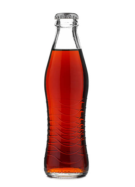 istock Closed glass bottle with soft drink cola or soda 498300938