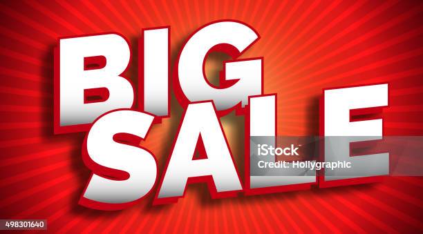 Big Sale Banner Stock Illustration - Download Image Now - Sale, Large, Sign