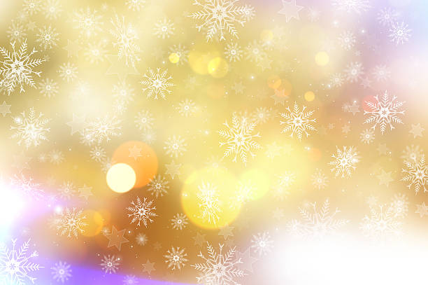 istock Christmas background of snowflakes and stars 498302352
