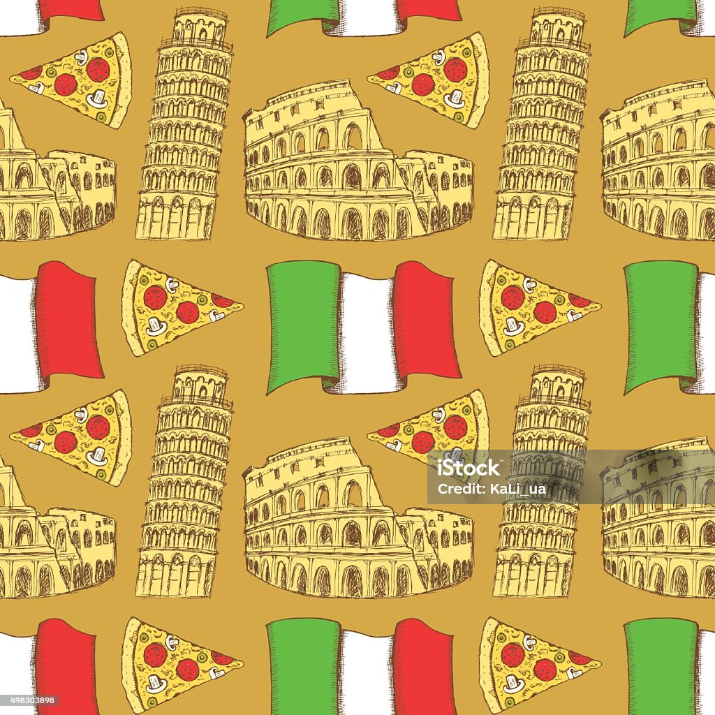 Itailan Pattern Sketch Italian Pattern Stock Illustration - Download Image Now - 2015 ...