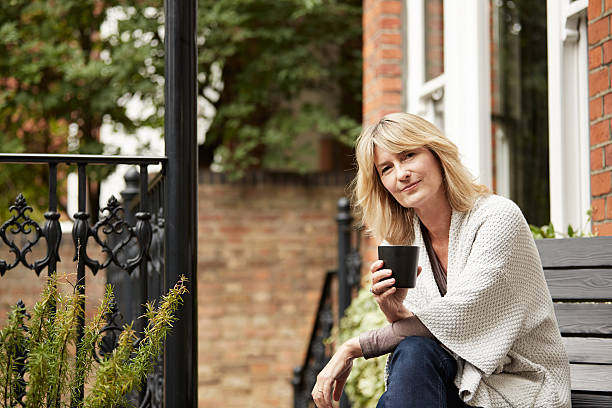 istock Enjoying a cuppa on the proch 498304078
